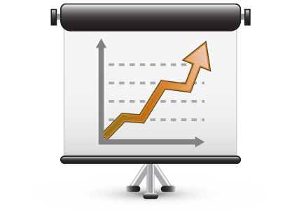financial graph-icon